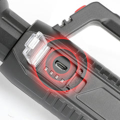 Portable Lamp Strong Light Handheld Searchlight LED Outdoor Lighting Camping Long-shot Rechargeable Built-in Battery Flashlight