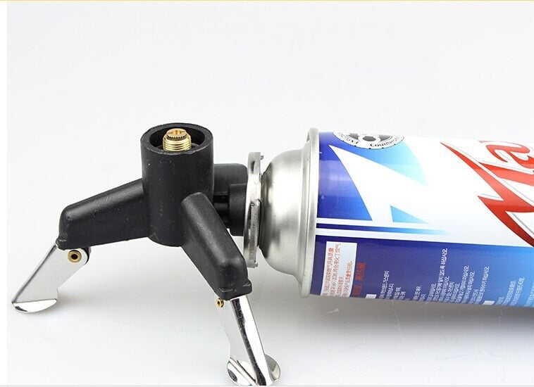 Camping Gas Stove Connector Gas Stove Adapter Three-Leg Gas Tank Adapter Tripod