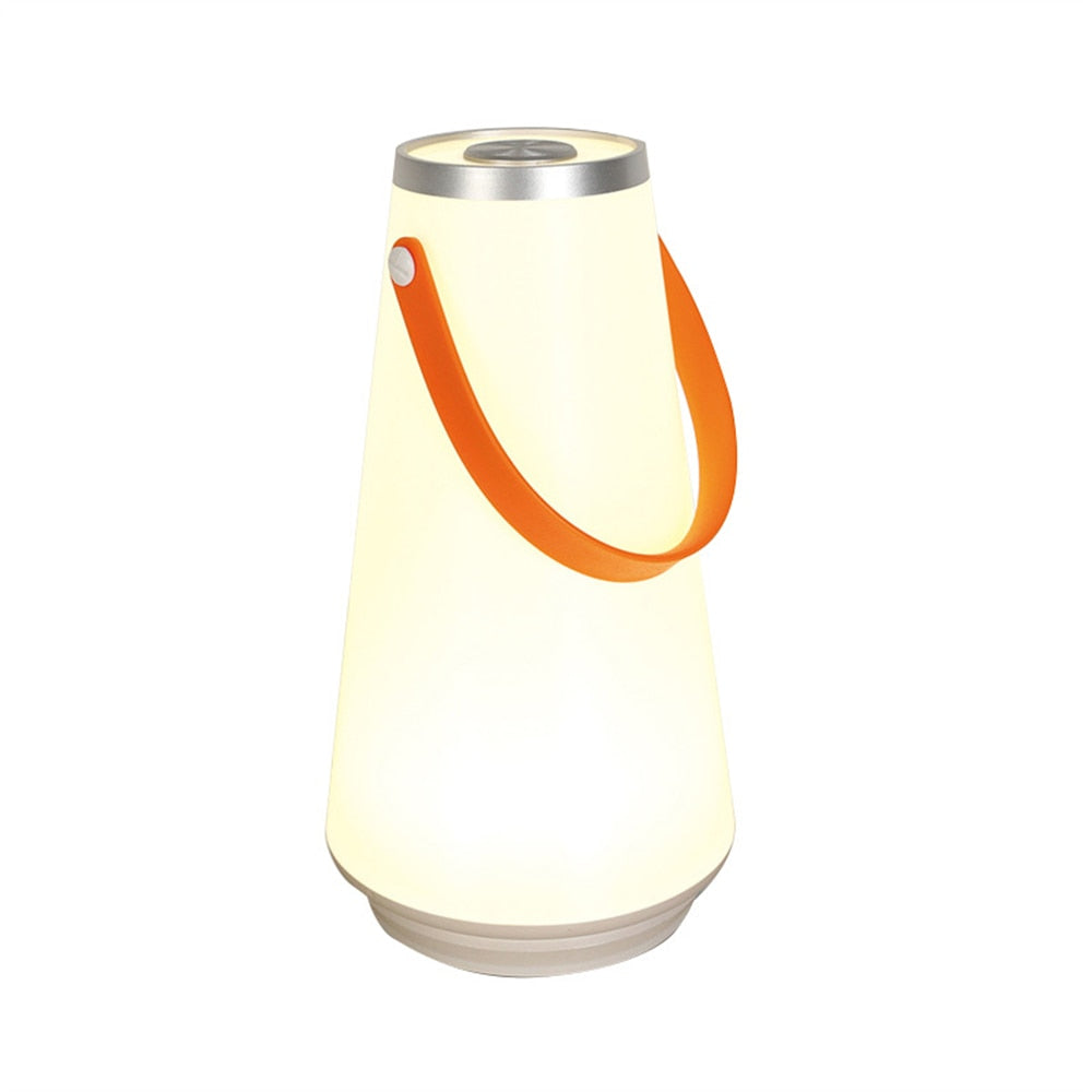 Touch Switch LED Desktop Lamp Portable Hanging Lantern Light USB Rechargeable for Indoor Bedside Living Room Camping Nightlights