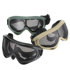 Outdoor Hiking Eyewear Airsoft Tactical Eye Protection Mask Metal Mesh Glasses Camping Hunting Safety Goggle