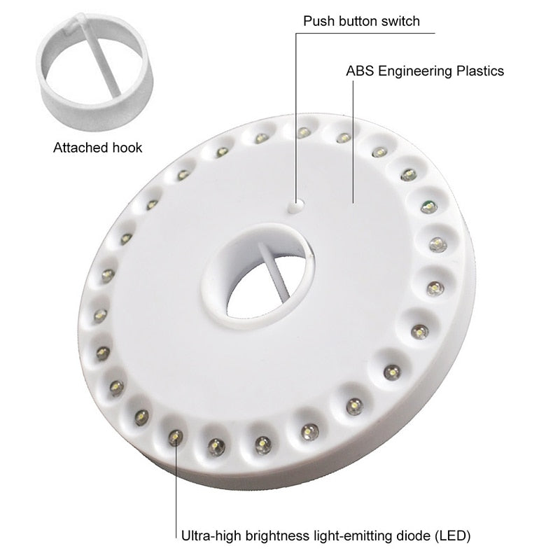 Dedicated To Camping Lights Durable Portable Pole Light 48/36/24 Led Bulb Outdoor Garden Lantern Poles Umbrella Night Lights