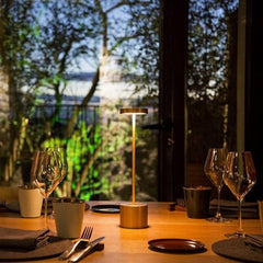 LED Desk Lamps Aluminum Alloy RechargeableTouch Dimming Table Lamps For Bar Living Room Reading Camping Light