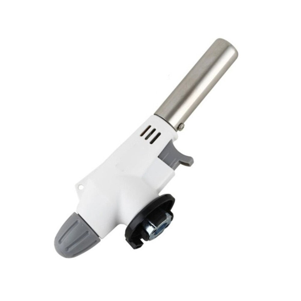 Automatic Ignition Baking Welding Tool Gas Torch Flamethrower Butane Burner For BBQ Camping Outdoor Hiking Fire Flame Gun