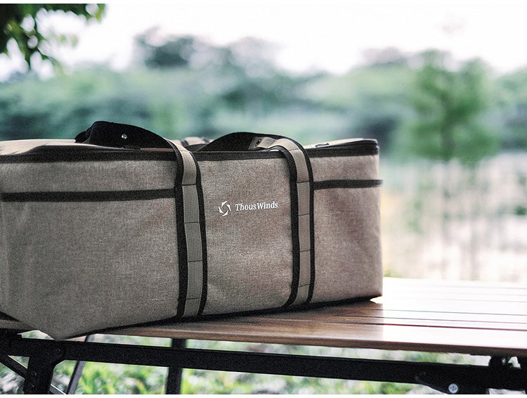 Camping Storage Bag picnic basket outdoor camping Lamps Gas Stove Gas Canister Pot carry bag storage sack Picnic Bag
