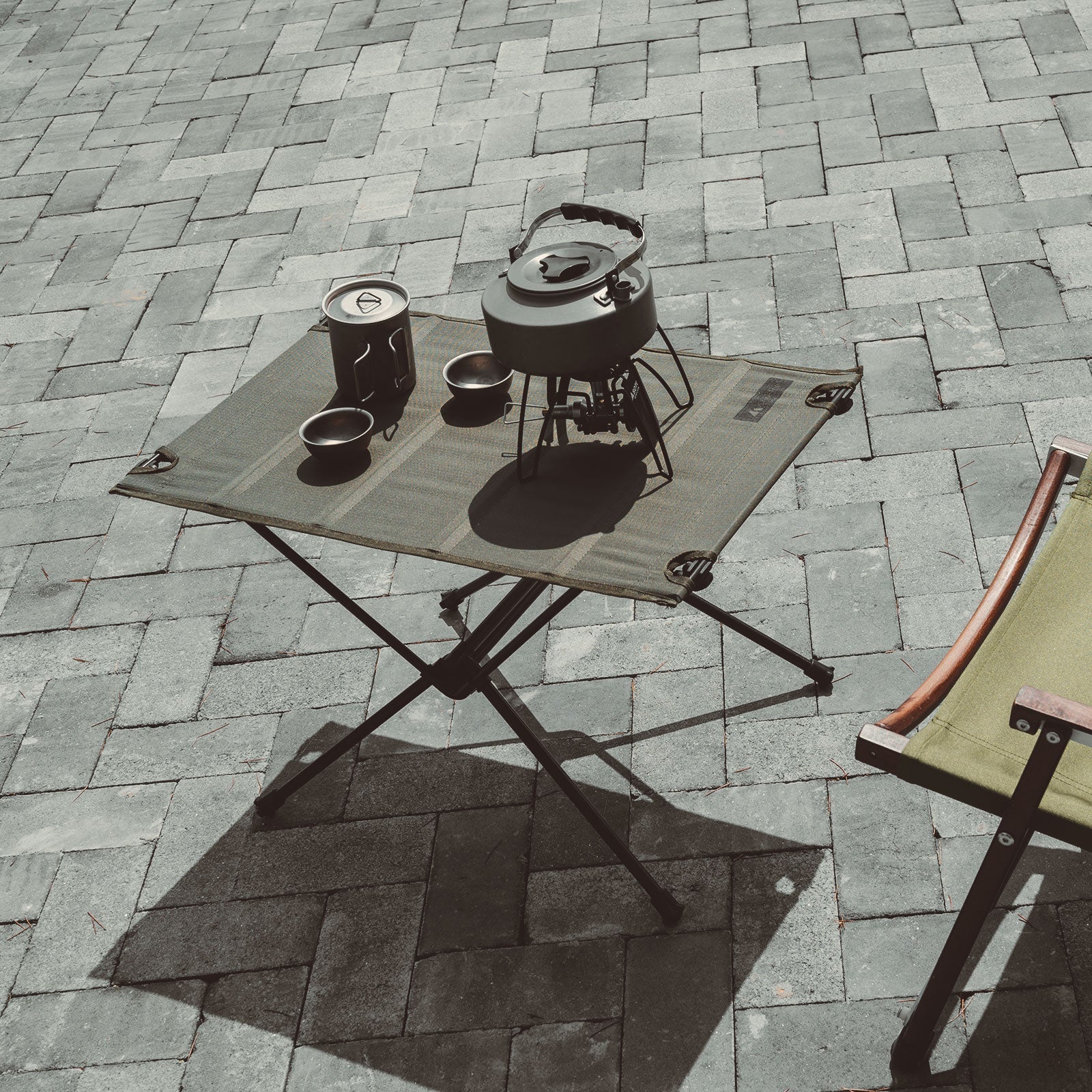 Outdoor folding table camping portable picnic table ultra light aluminum alloy self-driving barbecue table