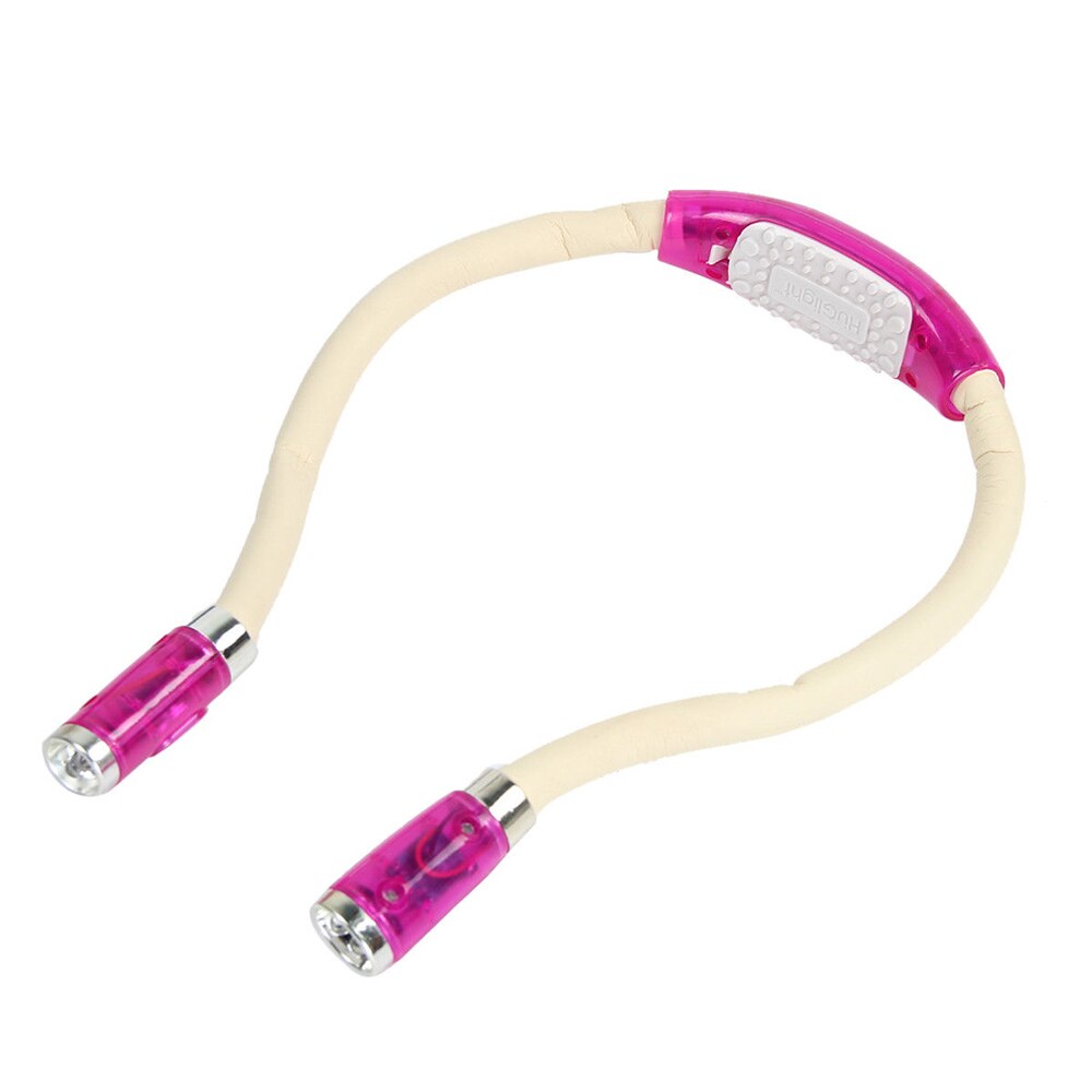 Convenient Flexible Handsfree Led Neck Hug light Book Reading Lamp Novelty Led Night Flash light Camping light