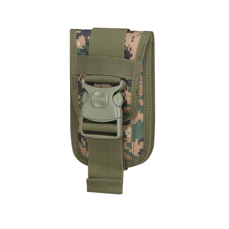 Tactical Molle Phone Holster Outdoor Belt Waist Bags Utility Vest Card Carrier Bag Mini Multi-function Travel Bag Pack EDC Pouch