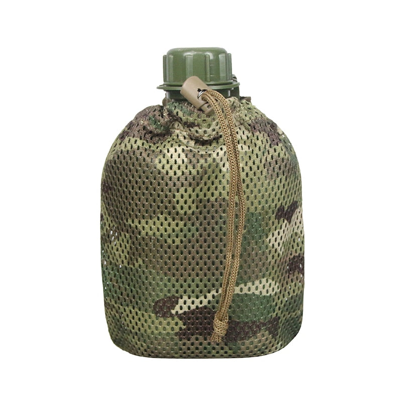 Tactical Molle Water Bottle Bag Pouch For Military Outdoor Travel Camping Hiking Fishing