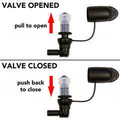 Outdoor Sports Water Bag Replacement Bite Valve Hydration Suction Nozzle With Cover For Camping Hiking Cycling Accessory