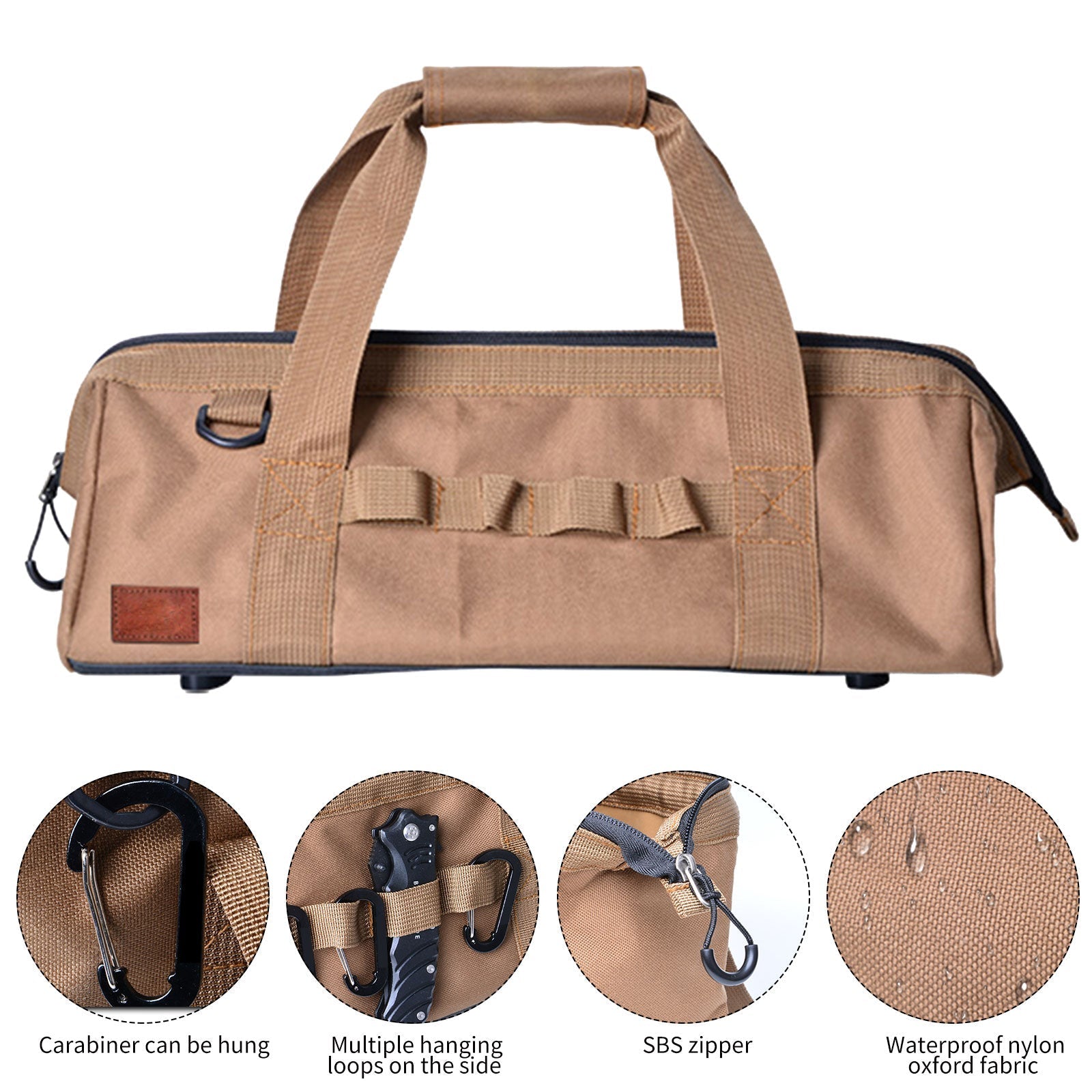 Tool Storage Bag Multiple Purpose Carry Bag Large Capacity Camping Accessories Tool Bag Sundry Box Outdoor Tent Peg Nails Bags