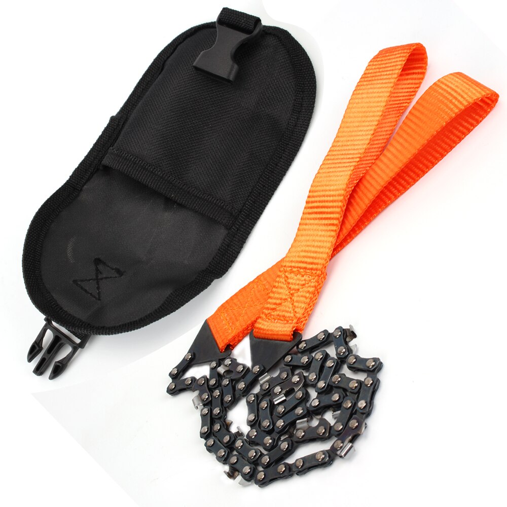 Emergency Camping Hiking Tool 11 Saw-tooth Outdoor Tools Hand Zipper Saw Garden Logging Survival Chain Saw Portable