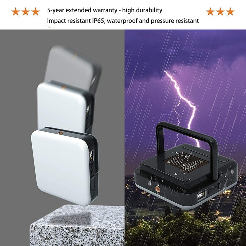 Camping Light Fishing Emergencies Hanging Lantern With Power Bank Function Waterproof LED Camping Lantern 13500Mah