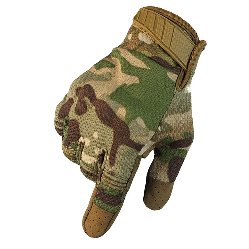 Hiking Fishing Gloves Full Finger Shooting Tactical Hunting Climbing Cs Gloves Durable for Combat Army Airsoft Paintball Camping