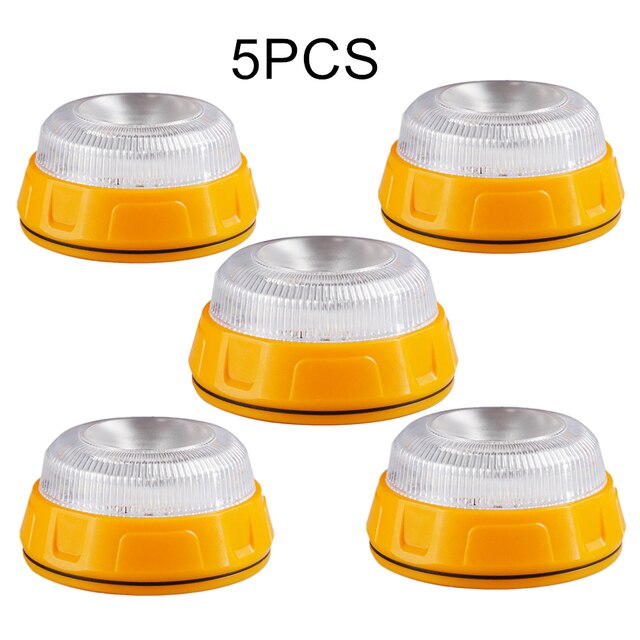 LED Emergency Strobe Beacon Help Flash Light Magnetic Roadside Traffic Safety Warning Light Sign Car Repairing Outdoor Camping