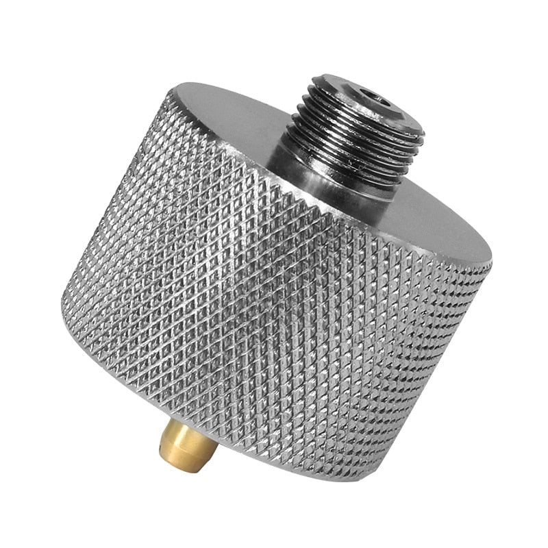 7.8cm Stainless Steel Outdoor Camping Gas Stove Switching Charging Inflatable Valve Adapter Gas Cartridge Tank cylinder Adapter