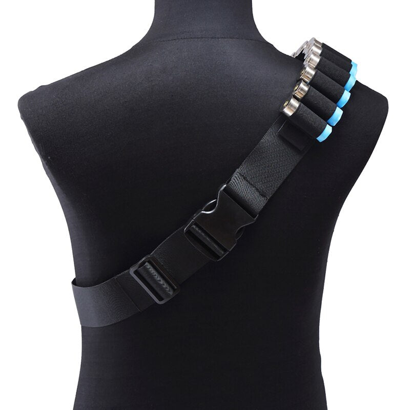 Tactical Fighter 27 Shell Belt Bandolier Gun Calibre 12 Holder Shotgun Cartridge Belt Military Ammunition Outdoor