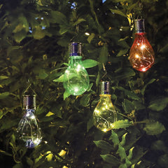 Hanging Solar LED Light Bulb Lamp Waterproof Solar Rotatable Outdoor Garden Camping Hanging LED Light Lamp Bulb Night Light