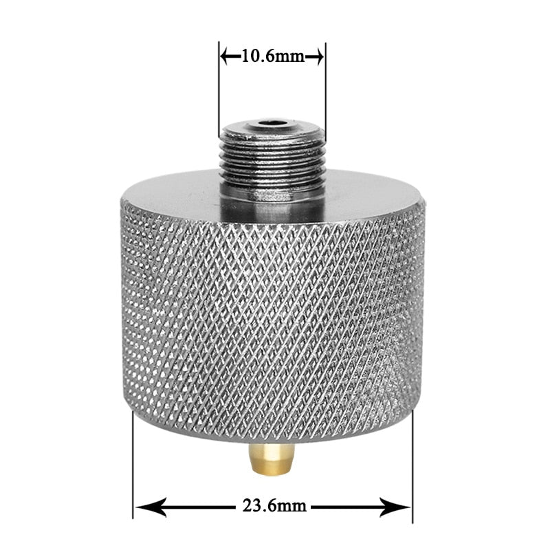 7.8cm Stainless Steel Outdoor Camping Gas Stove Switching Charging Inflatable Valve Adapter Gas Cartridge Tank cylinder Adapter