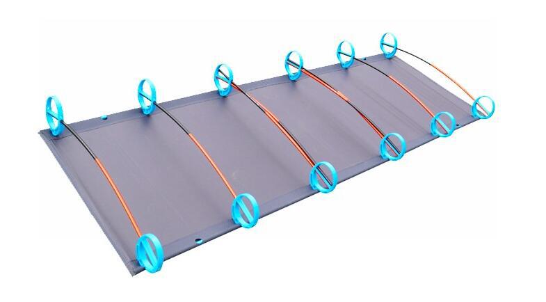 Camping Folding Bed Ultralight Single Bed Tent Cot Portable Sleeping Bed Alloy Frame