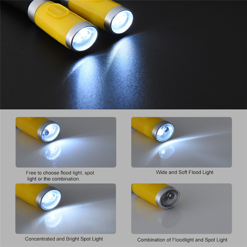 Book Lamp LED Rechargeable Reading Light USB Flexible Strong Arm Hands Free Night Lights for Knit Camp Lamps
