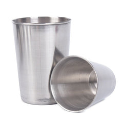 Outdoor Camping Cup Tableware 30ml/70ml/170ml Travel Cups Set Stainless Steel Cover Mug Drinking Coffee Tea Beer With Case