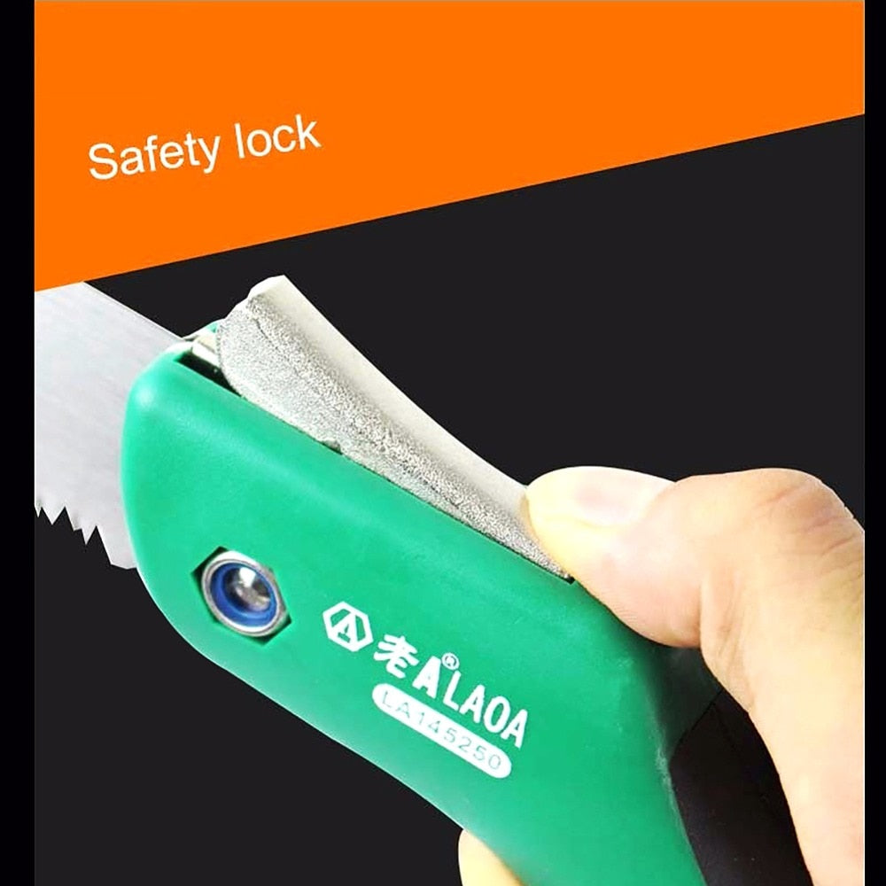 Camping Saw Foldable Portable Secateurs Gardening Pruner 10 Inch Tree Trimmers Garden Tool for Woodworking Folding Hand Saw