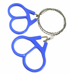 Outdoor Camping Hiking Pocket Saw Travel Emergency Survive Tool Stainless Steel Wire Kits with Finger Handle for Cutting