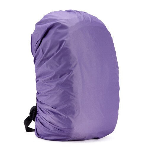 45L Lightweight Nylon Water-resistant Waterproof Backpack Rain Cover Raincoat For Camping Hiking Travel Outdoor