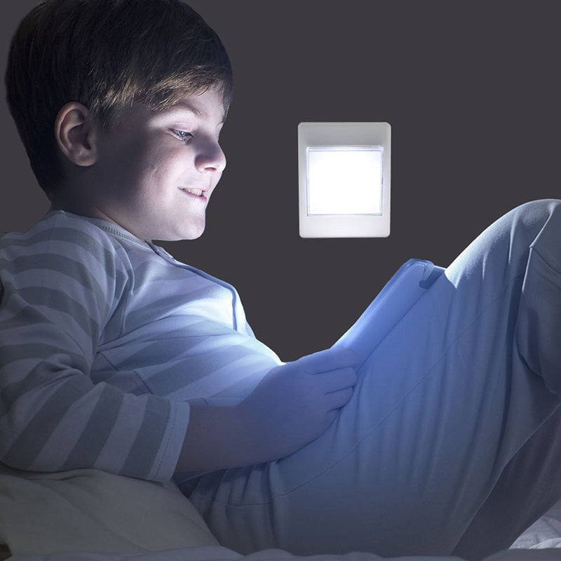 Ultra Bright COB LED Wall Light Night Lights Camp Lamp Battery Operated with Switch Magic Tape for Garage Closet Bedroom