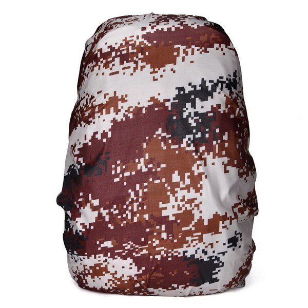 Camouflage Waterproof Dustproof Sunscreen Lightweight Backpack Rain Cover Raincoat Bag