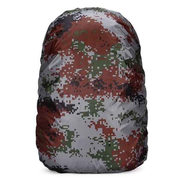 Camouflage Waterproof Dustproof Sunscreen Lightweight Backpack Rain Cover Raincoat Bag