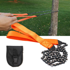 Emergency Camping Hiking Tool 11 Saw-tooth Outdoor Tools Hand Zipper Saw Garden Logging Survival Chain Saw Portable