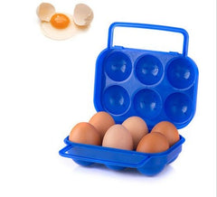 Outdoor Camping Hiking Picnic kitchen For Portable storage Case holder Plastic Container Convenient Two Eggs Box