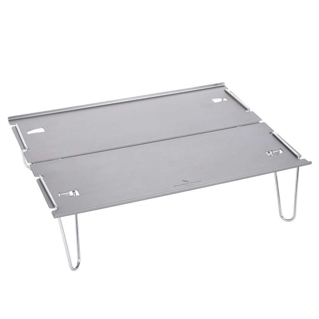 Camping Table Lightweight Hard-Topped Folding Table Aluminium Alloy Mini Table with Carry Bag