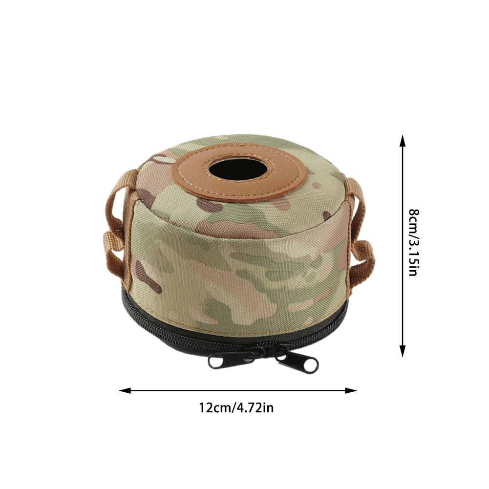 Ultralight Outdoor Camouflage Camping Gas Tank Protect Cover Air Bottle Protective Case Tool Camping Equipment