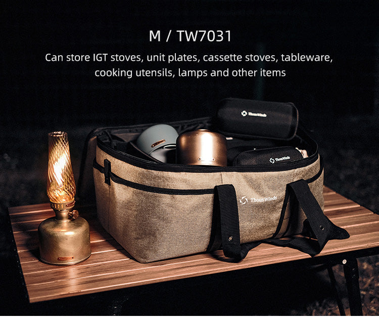 Camping Storage Bag picnic basket outdoor camping Lamps Gas Stove Gas Canister Pot carry bag storage sack Picnic Bag