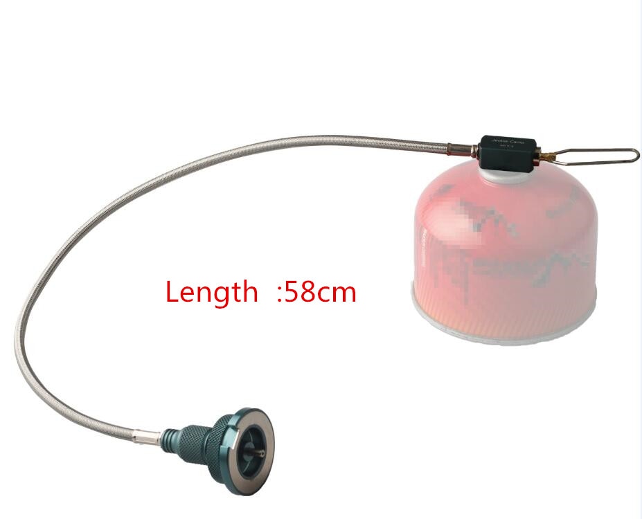 Outdoor Gas Extension Tube Camping Stove Adapter Magnetic Gas Converter Butane Adaptor