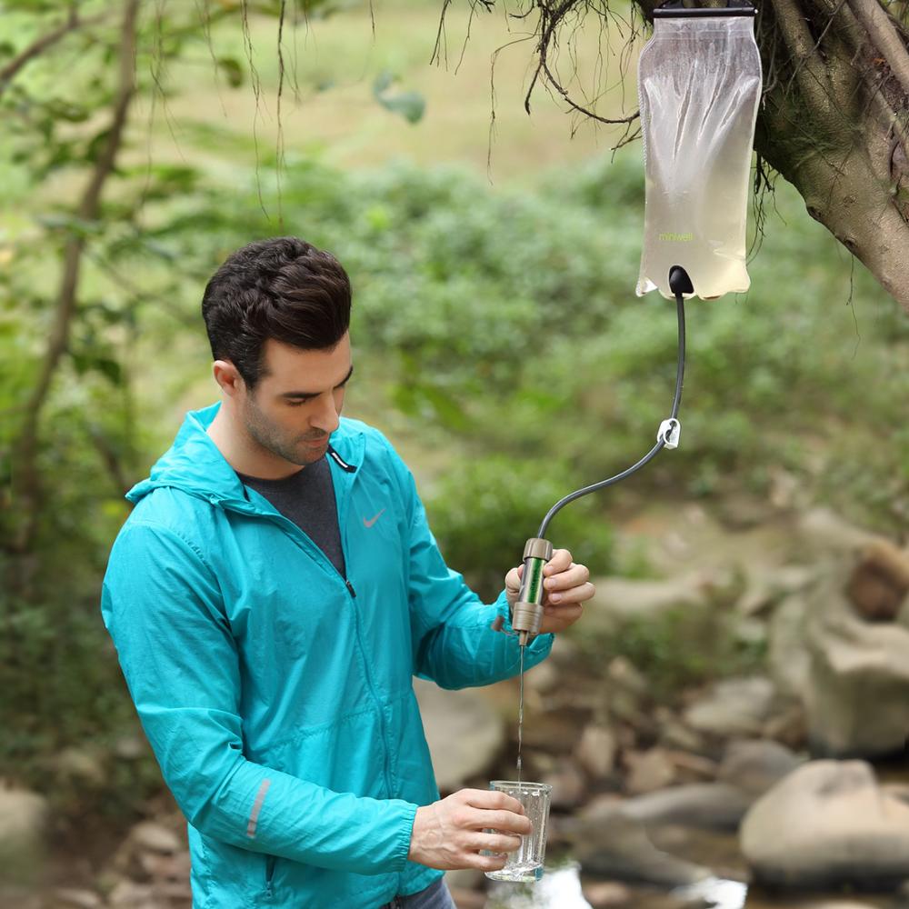 Outdoor water filter Gravity Water Filter System for hiking,camping,survival and travel
