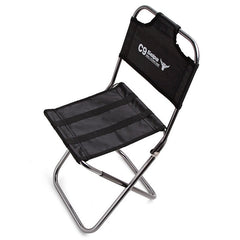 Outdoor Mini Foldable Aluminum Alloy Cloth Back Fishing Chair Portable Family Picnic Camping Stool