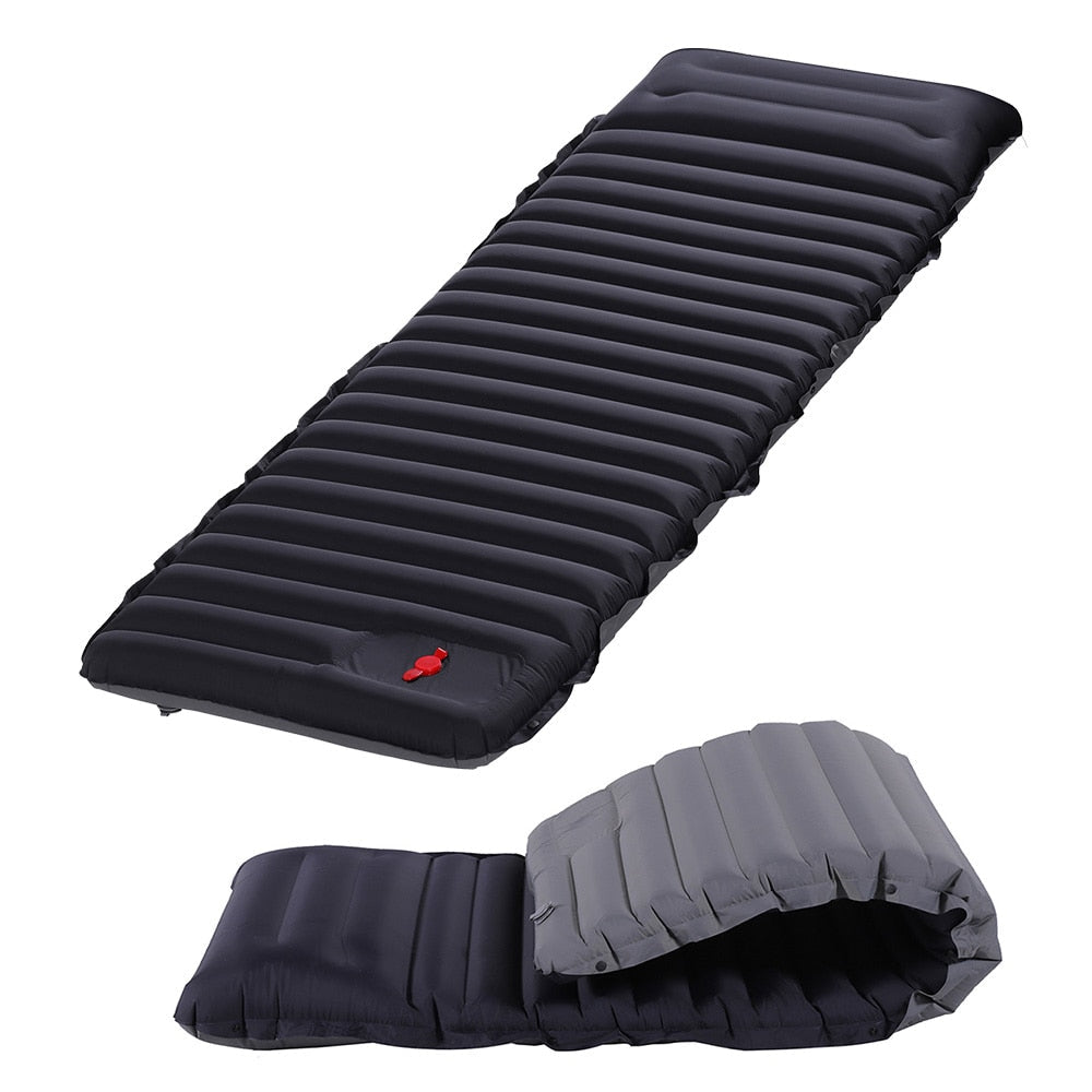 Ultralight Self-inflating Air Mattress Widen Sleeping Pad Splicing Inflatable Bed Beach Picnic Mat Camping Tent Air Cushion