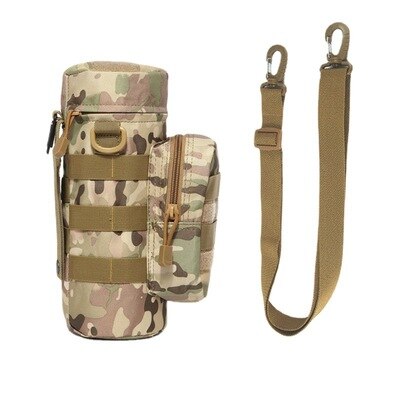 Outdoors Molle Water Bottle Pouch Tactical Gear Kettle Waist Shoulder Bag for Army Fans Climbing Camping Hiking Bags