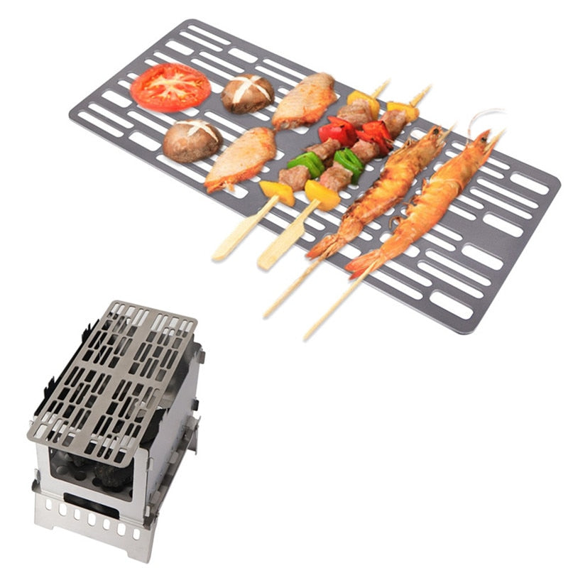 Grill Net Titanium Charcoal Bbq Grill Barbecue Net