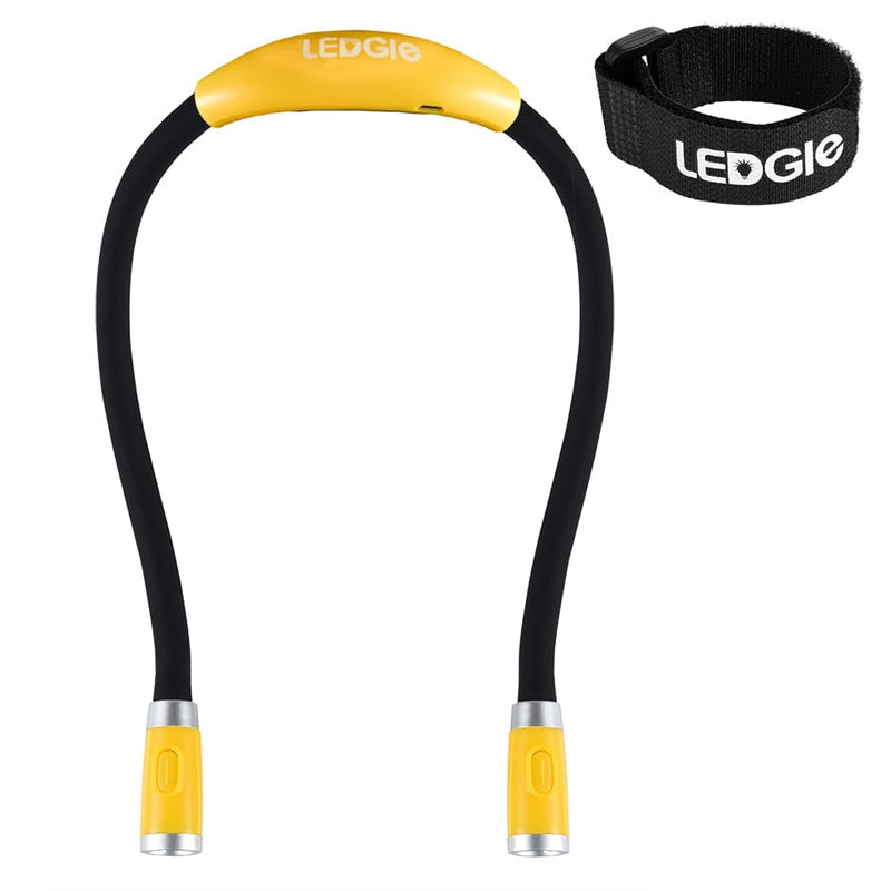 Book Lamp LED Rechargeable Reading Light USB Flexible Strong Arm Hands Free Night Lights for Knit Camp Lamps