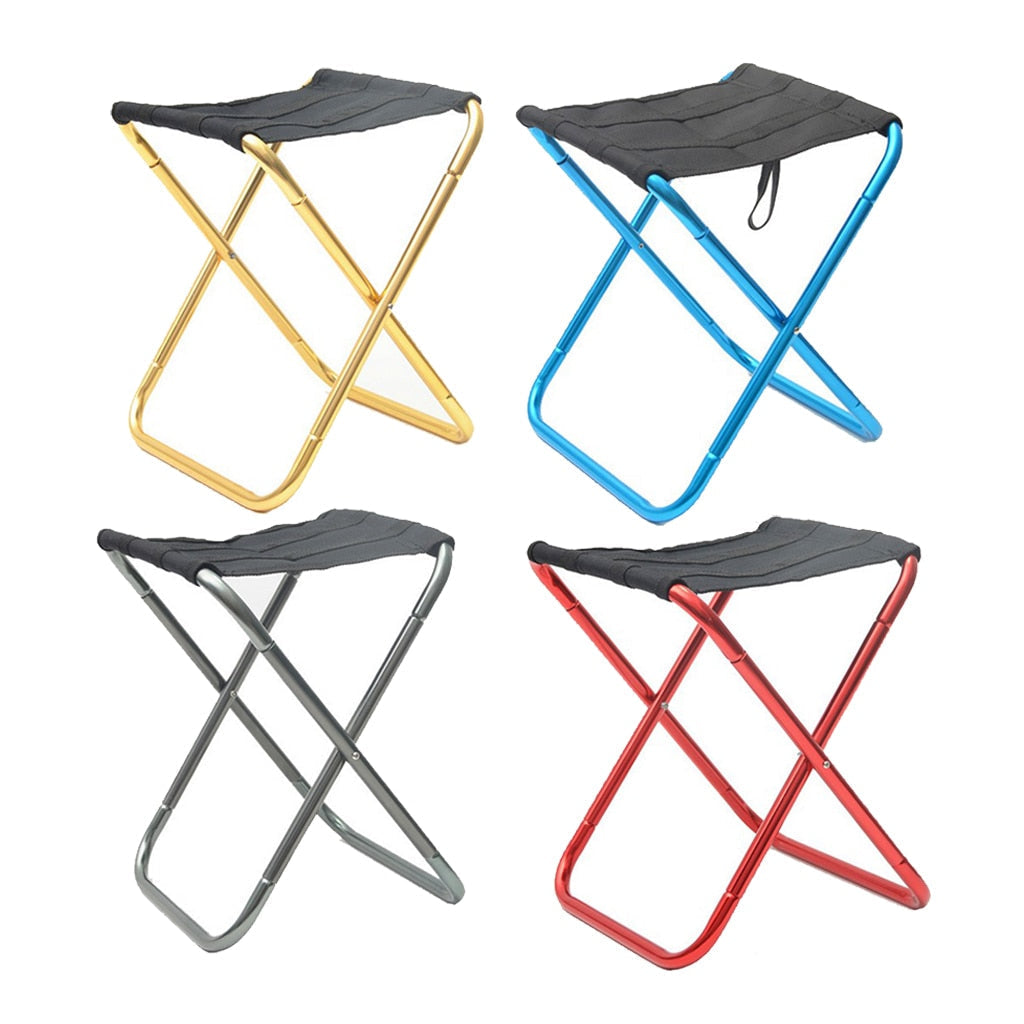Mini Portable Folding Chair Outdoor Camping Fishing Picnic Bbq Beach Chair Seat Backpacking Seat Camping Stool