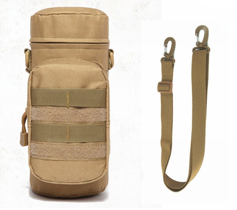Outdoors Molle Water Bottle Pouch Tactical Gear Kettle Waist Shoulder Bag for Army Fans Climbing Camping Hiking Bags