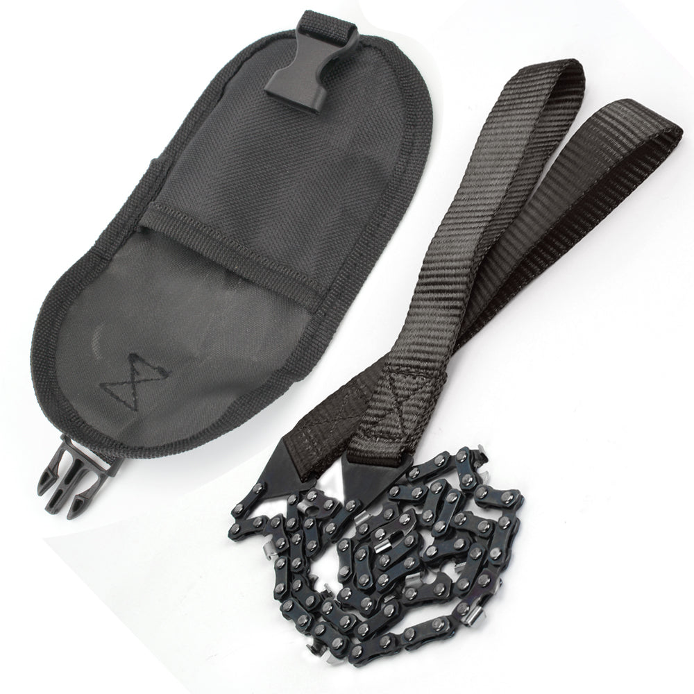 Emergency Camping Hiking Tool 11 Saw-tooth Outdoor Tools Hand Zipper Saw Garden Logging Survival Chain Saw Portable