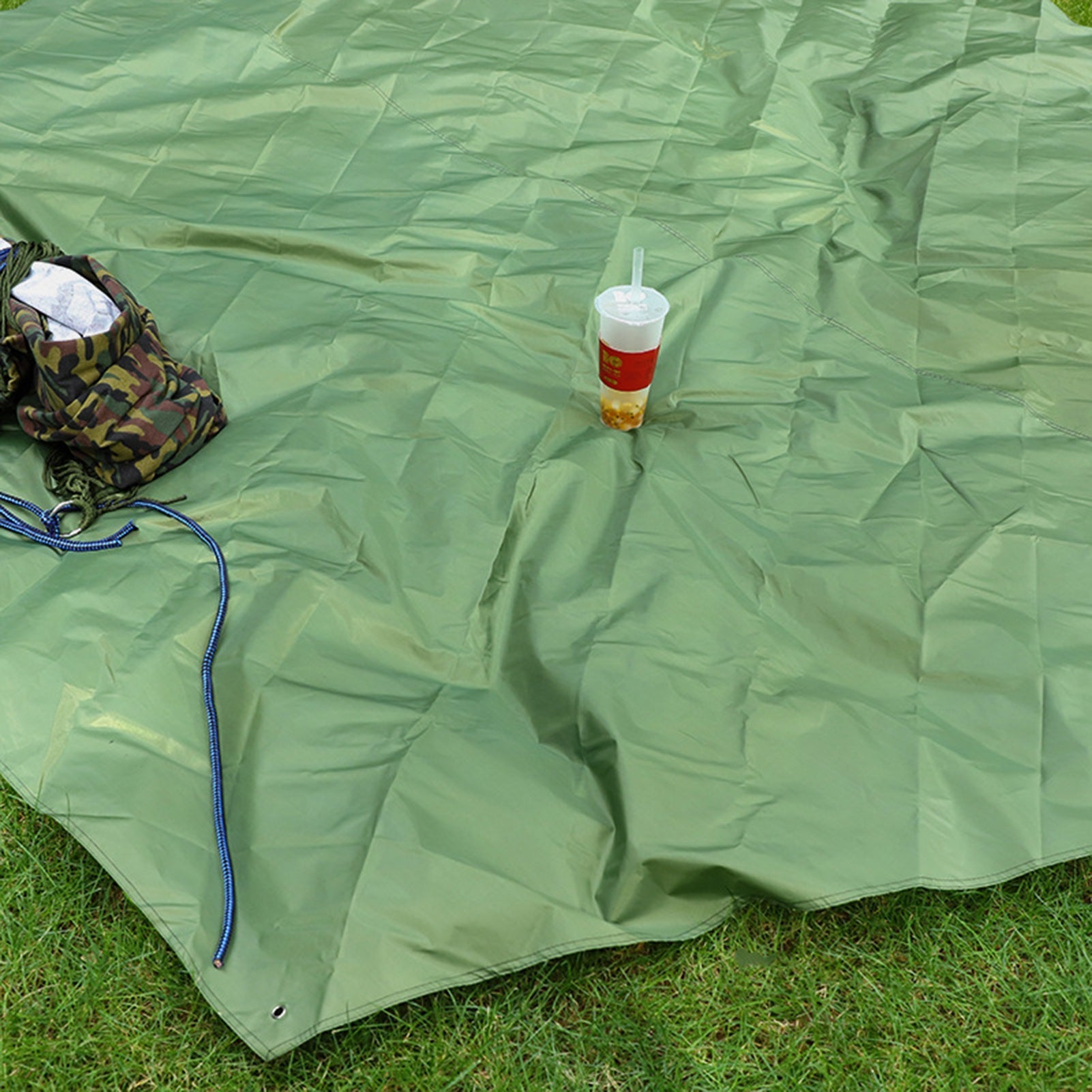 Outdoor Waterproof Camping Tarp Multifunctional Picnic Beach Mat Tent Footprint Tent Footprint Hexagonal Moisture-proof Pad