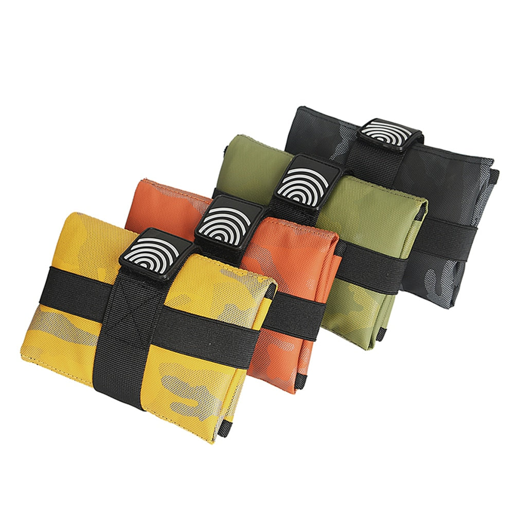 Bicycle Saddle Bag Toolkit Seat Cushion Pouch Lightweight Bicycle Saddlebag Folding Riding Cushion Bag Cycling Tail Rear Pannier