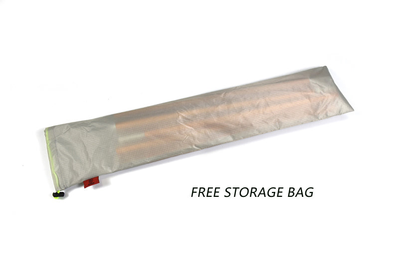 2 pack High Quality Outdoor Ultralight 7075 Aluminium Alloy Sun Shelter Support Rod Pole tarp poles