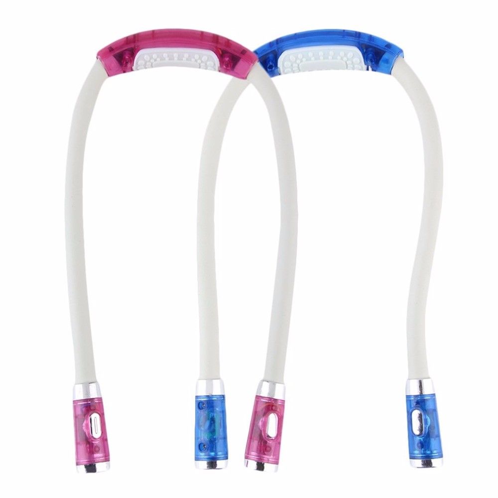 Convenient Flexible Handsfree Led Neck Hug light Book Reading Lamp Novelty Led Night Flash light Camping light